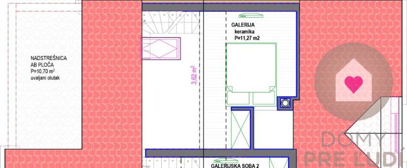 4i Apartmán s galériou, veľkou terasou a vlastným parkovaním - Mandre, ostrov Pag Chorvátsko