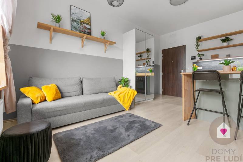 Prenájom_2izbový byt_Novostavba_Lužná ul., Petržalka_Obývačka