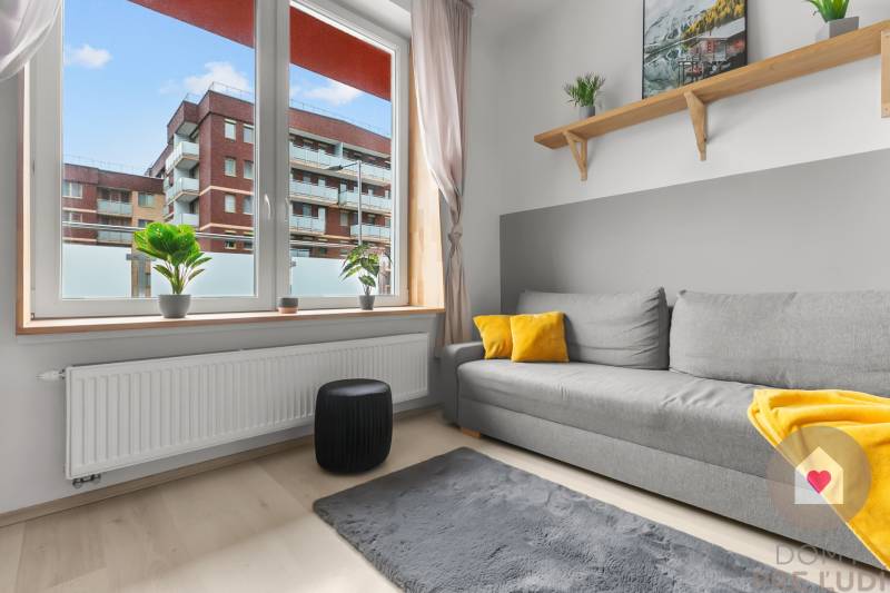 Prenájom_2izbový byt_Novostavba_Lužná ul., Petržalka_Obývačka