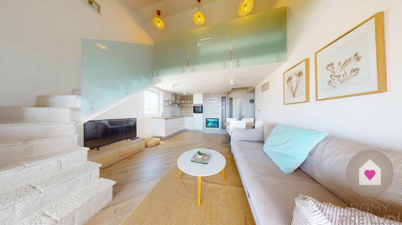 4i Apartmán s galériou, veľkou terasou a vlastným parkovaním - Mandre, ostrov Pag Chorvátsko