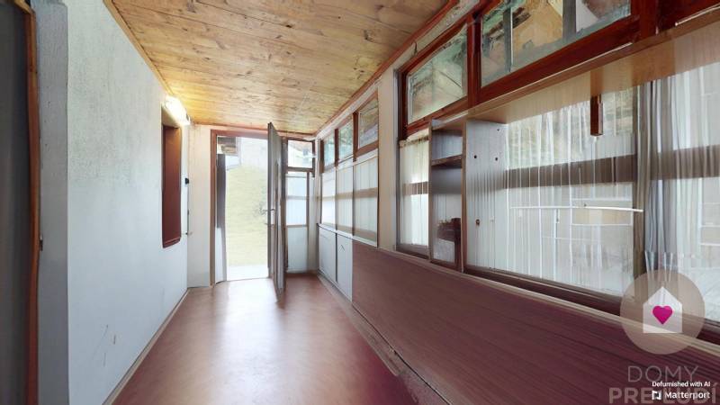 Kremnické bane_rodinný dom na predaj_Ski Krahule_Kremnica_Skalka_veranda vizualizácia vyprataná