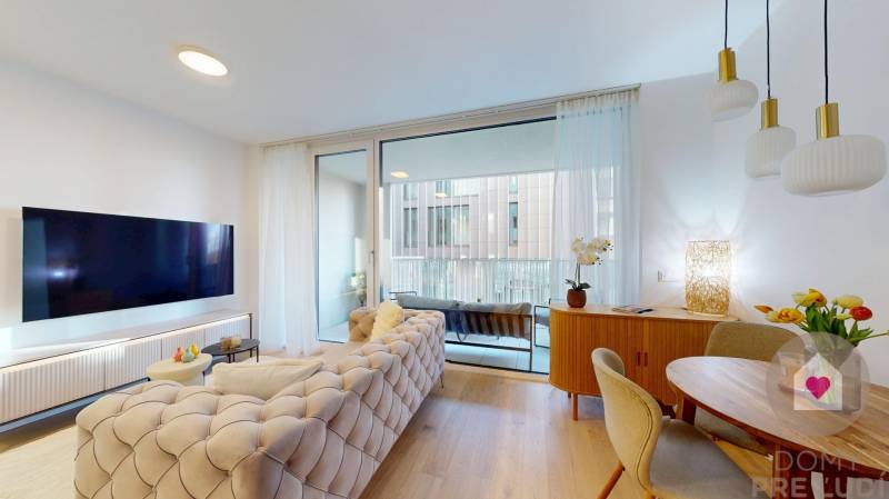 -Prenájom moderného, veľkého 1 bytu s priestrannou lodžiou v exluzívnom projekte Vydrica v Starom meste pod Hradným kopcom