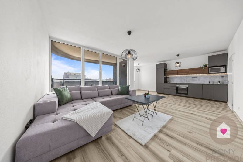 Predaj veľkého 3i bytu v novostavbe Mendelsohn s garážovým park. státím a 2 loždiami_ Podunajské Biskupce_Kazanská ul.