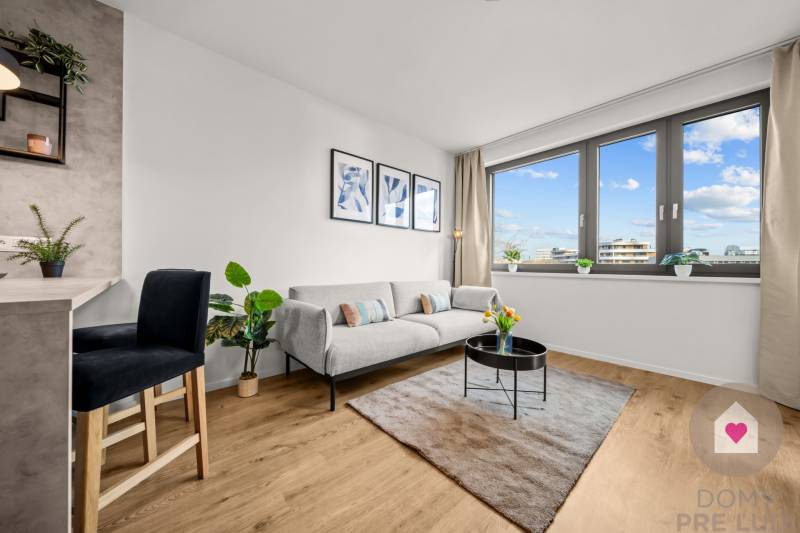 Predaj moderného 2i bytu v novostavbe s lodžiou, pivnicou a garážovým parkovacím státim v novostavbe na Baazovej ulici pri OC Nivy