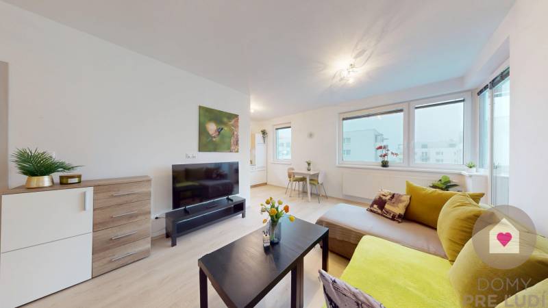 Prenájom zariadeného 2i bytu s balkónom, pivnicou a parkingom v garáži _novostavba Tammi_Dúbravka