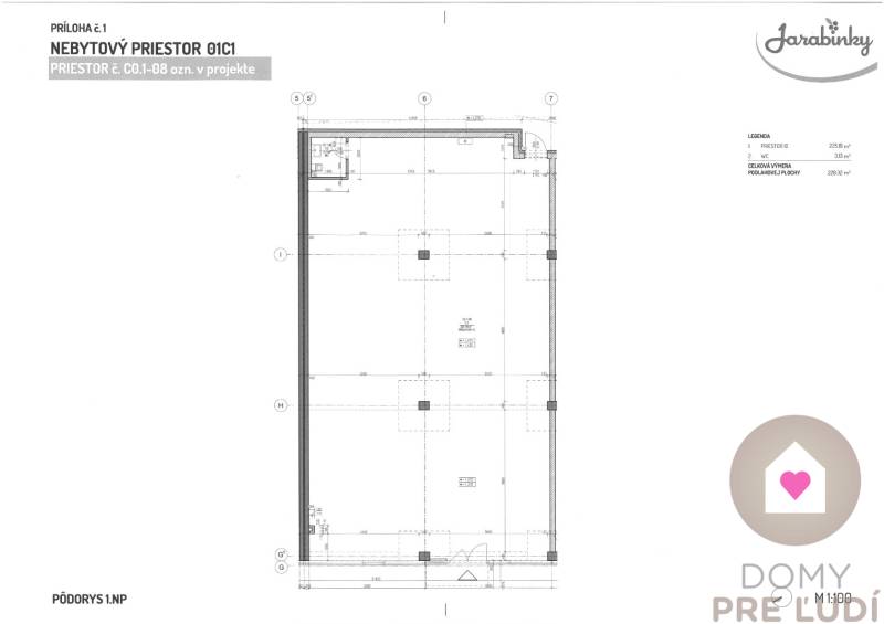 Jarabinky - pôdorys
