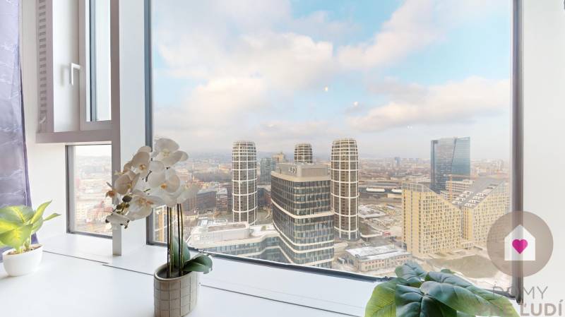 PANORAMA CITY-Prenájom zariadeného 1i bytu s lodžiou a klimatizáciou - 27.poschodie