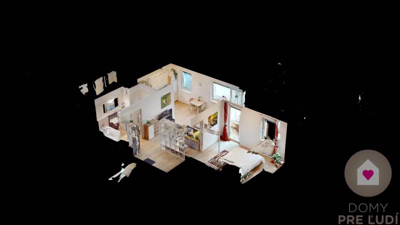 Prenájom zariadeného 2i bytu s balkónom, pivnicou a parkingom v garáži _novostavba Tammi_Dúbravka