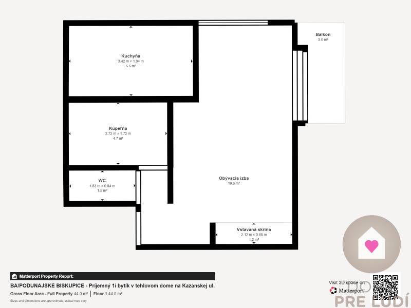 Kazanska_1 izbovy byt na prenájom_Podunajske Biskupice