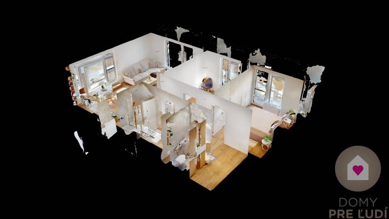 Prenájom moderného dizajnového 3i bytu s prémiovou terasou, pivnicou, parkovacím státim v úplnej novostavbe Agáty