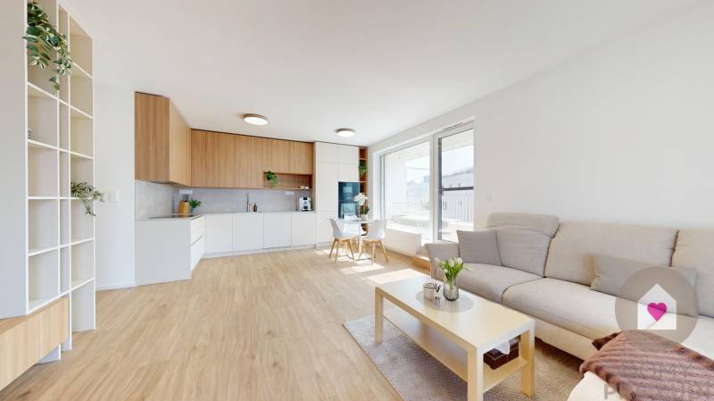 Prenájom moderného dizajnového 3i bytu s prémiovou terasou, pivnicou, parkovacím státim v úplnej novostavbe Agáty