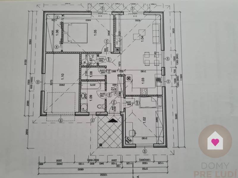 Predaj  3i modernej novostavby RD s tep. čerpadlom, garážou, terasou v obci Malé Leváre pri Malackách