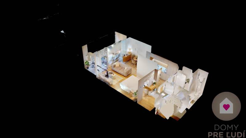 Prenájom moderného, veľkého 1 bytu s priestrannou lodžiou v exkluzívnom projekte Vydrica v Starom meste pod Hradným kopcom