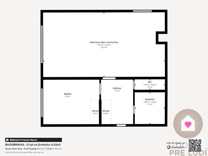 Predaj prerobeného 2i bytu s pivnicou v skvelej lokalite na Drobného ul. v Dúbravke pri OC Saratov