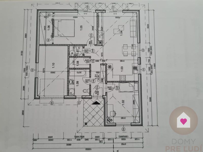 Predaj  3i modernej novostavby RD s tep. čerpadlom, garážou, terasou v obci Malé Leváre pri Malackách