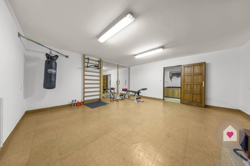 Spoločné priestory rodinného domu_fitness